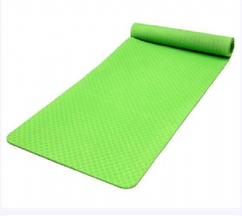 Super Soft Eco Friendly anti slip two tones screen print TPE yoga mat