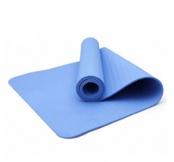 Blue/Black TPE OEM Yoga Mat MOQ 1 Pieces ECO Friendly