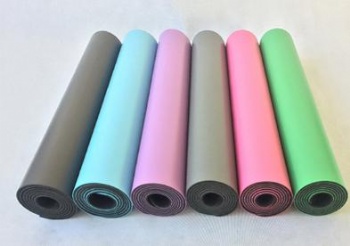 Custom Eco Friendly Natural Rubber / PU Yoga Mat