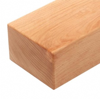  Custom logo high quality anti-slip beech wood wooden yoga block	