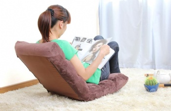  Portable Japanese Adjustable Backrest  Meditation  Folding Floor Chair	